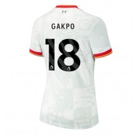 Camisa de time de futebol Liverpool Cody Gakpo #18 Replicas 3º Equipamento Feminina 2024-25 Manga Curta